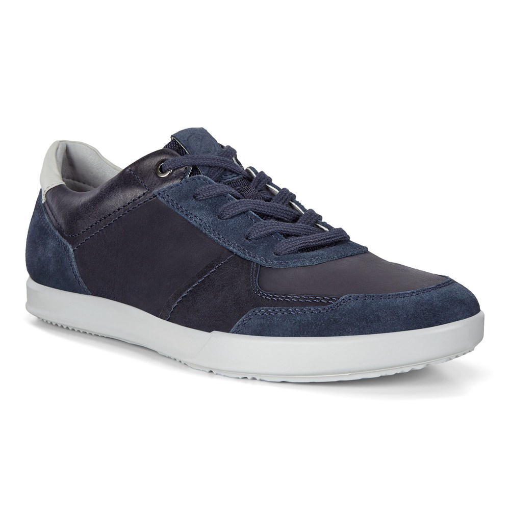 ECCO Mens Sneakers Navy - Collin 2.0 - HND-738920